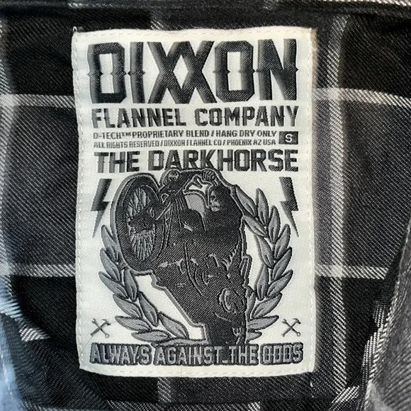 Dixxon Flannel Company, The Dark Horse always against the odds Women’s small - Picture 3 of 3